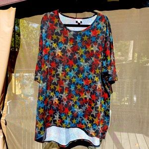 LuLaRoe Irma 3X Star Studded